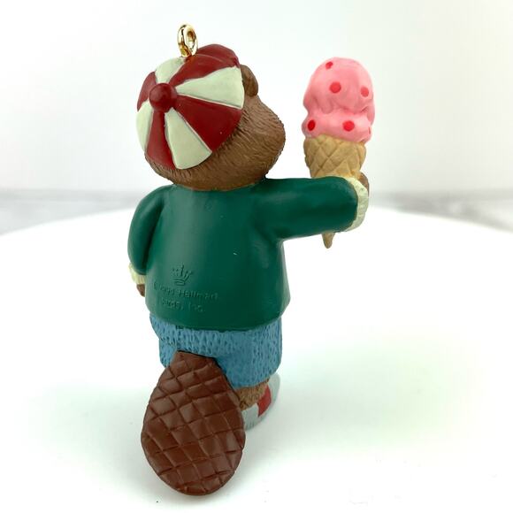 Vintage Hallmark Keepsake Grandson Christmas Ornament 1994 Scoopendous Grandson - Picture 5 of 11